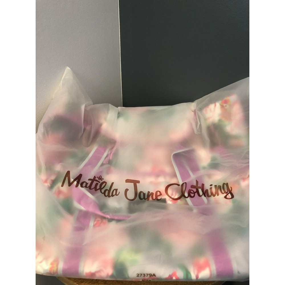 New Matilda Jane Carry It All Diaper Bag Backpack Brilliant Daydream Pink Floral - Picture 4 of 5